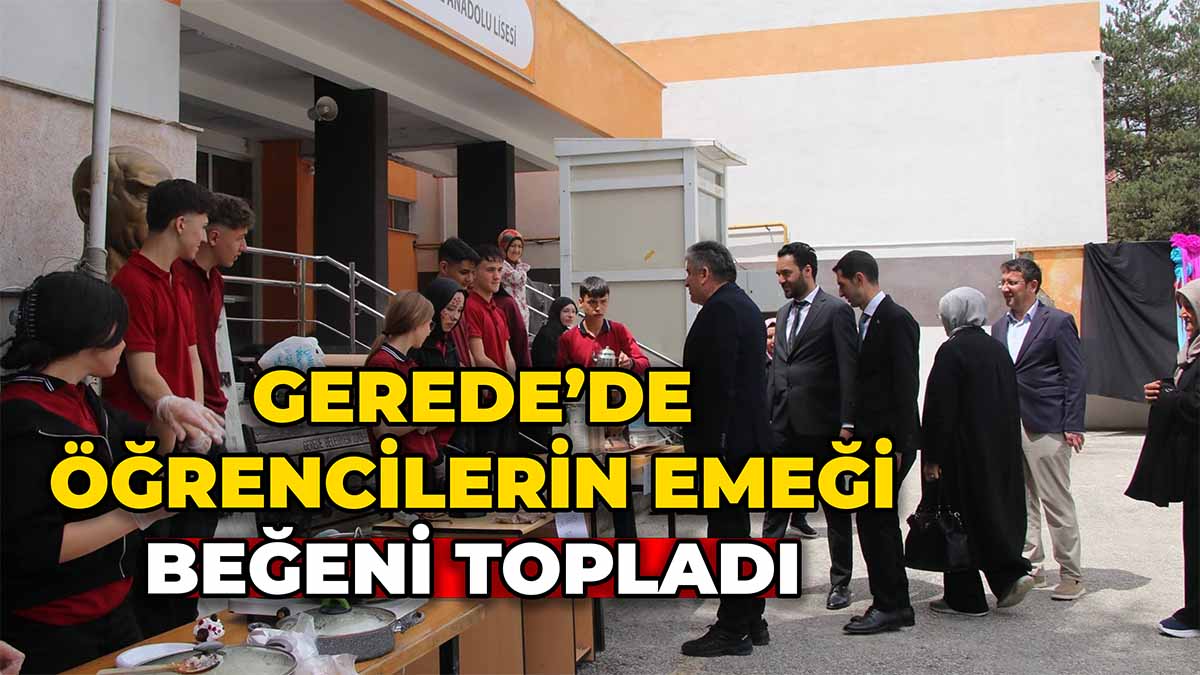 Gerede’de Öğrencilerin Emeği Beğeni Topladı