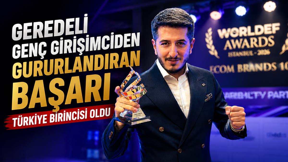 Geredeli Genç Girişimciden Gururlandıran Başarı