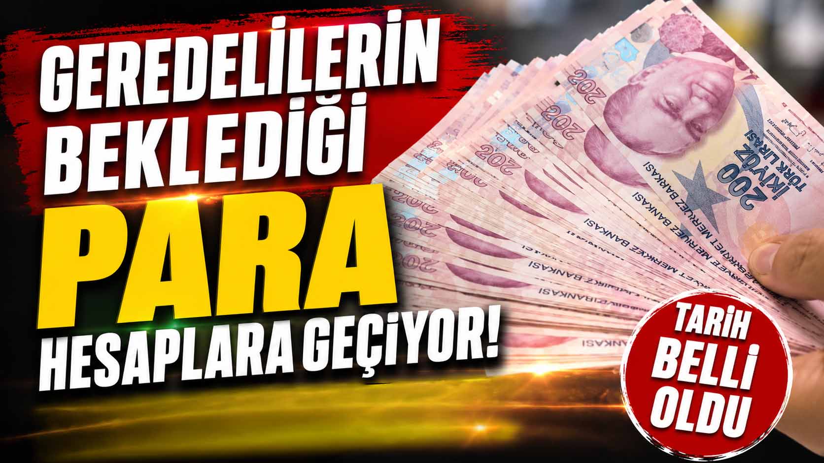 Geredelilerin Beklediği Para Hesaplara Geçiyor2