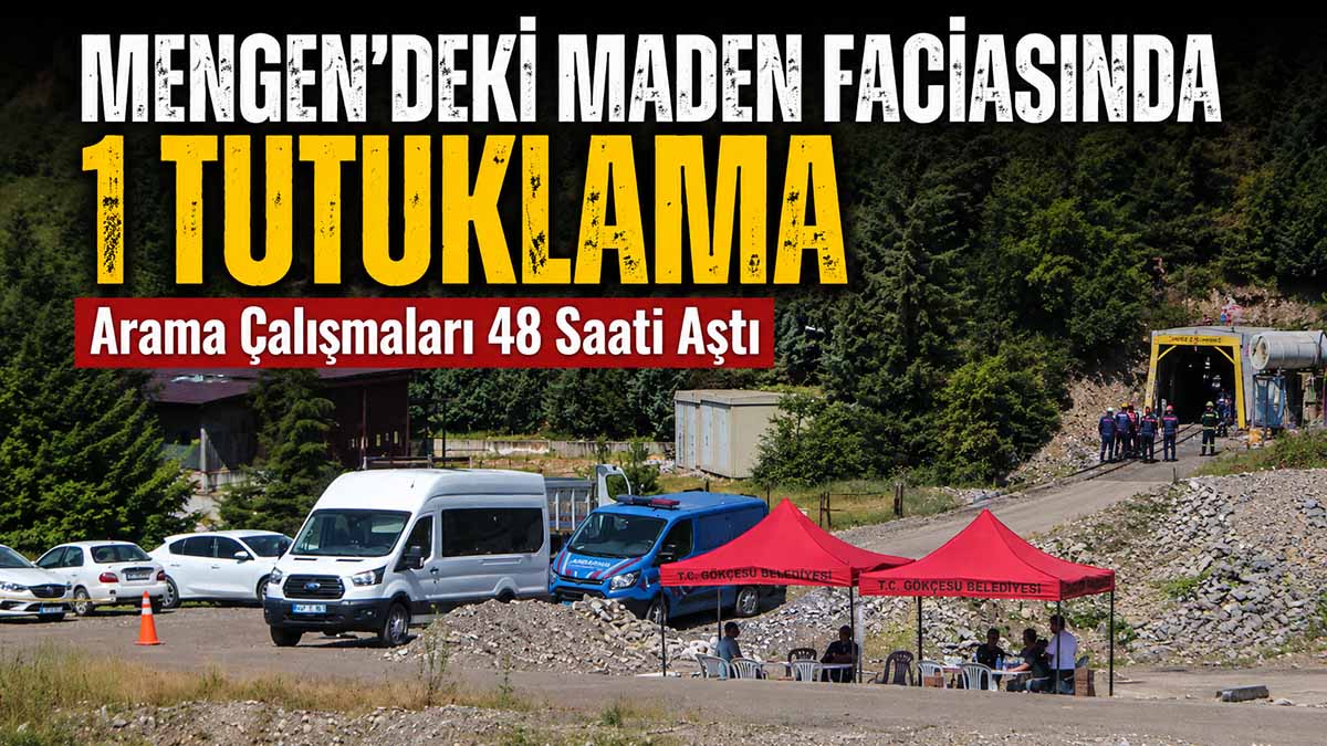 Mengen’deki Maden Faciasında 1 Tutuklama