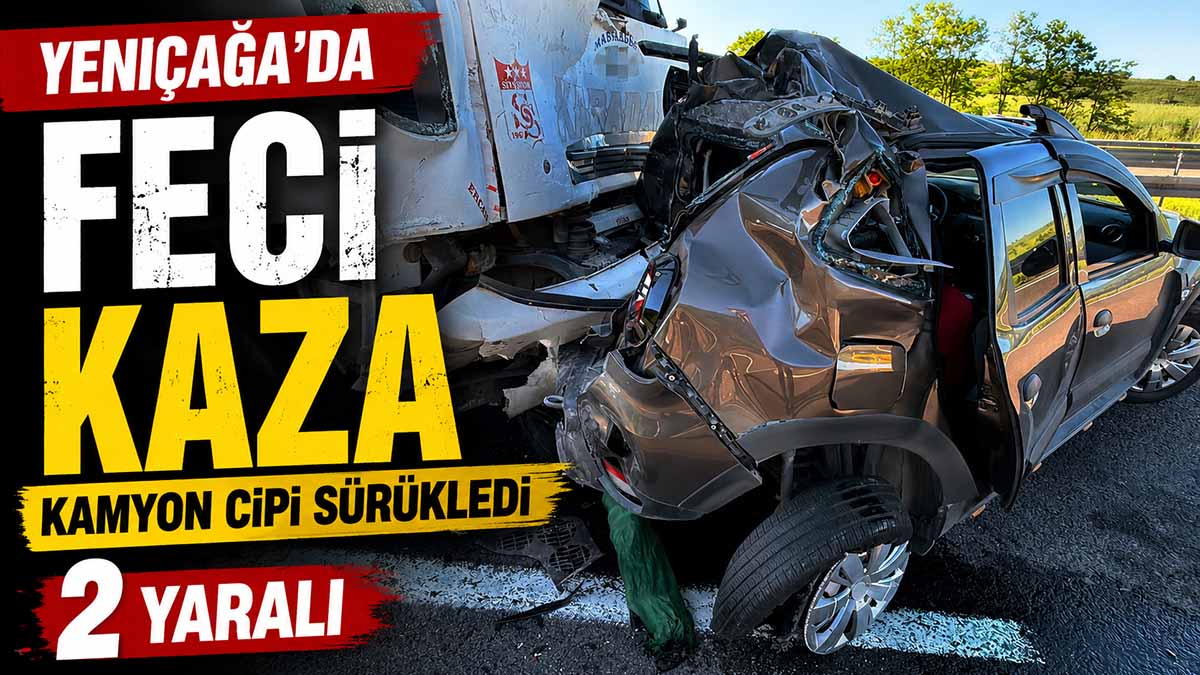 Yeniçağa'da Trafik Kazası