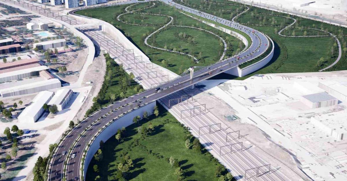ankara havalimani baglanti yollarinda son durum M55OAerb.jpg