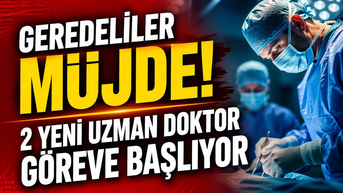 2 Yeni Uzman Doktor Göreve Başlıyor