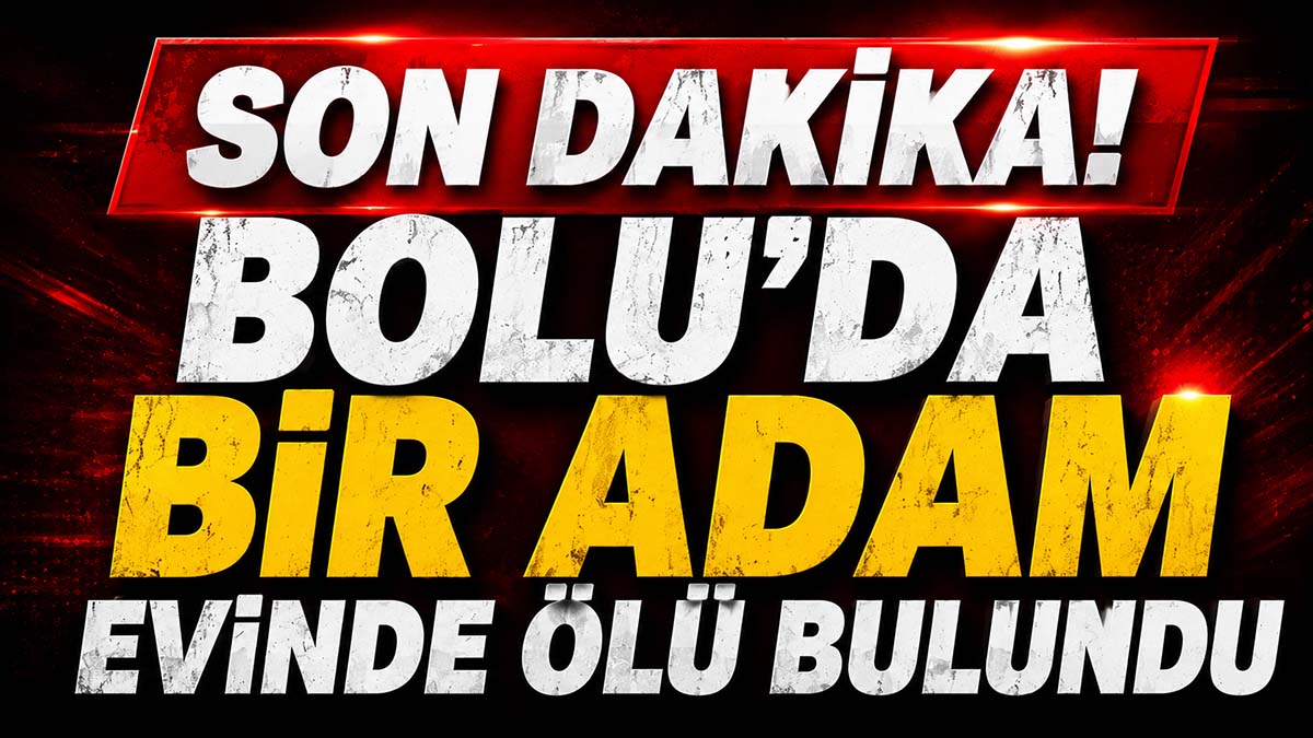 Bolu’da Acı Olay