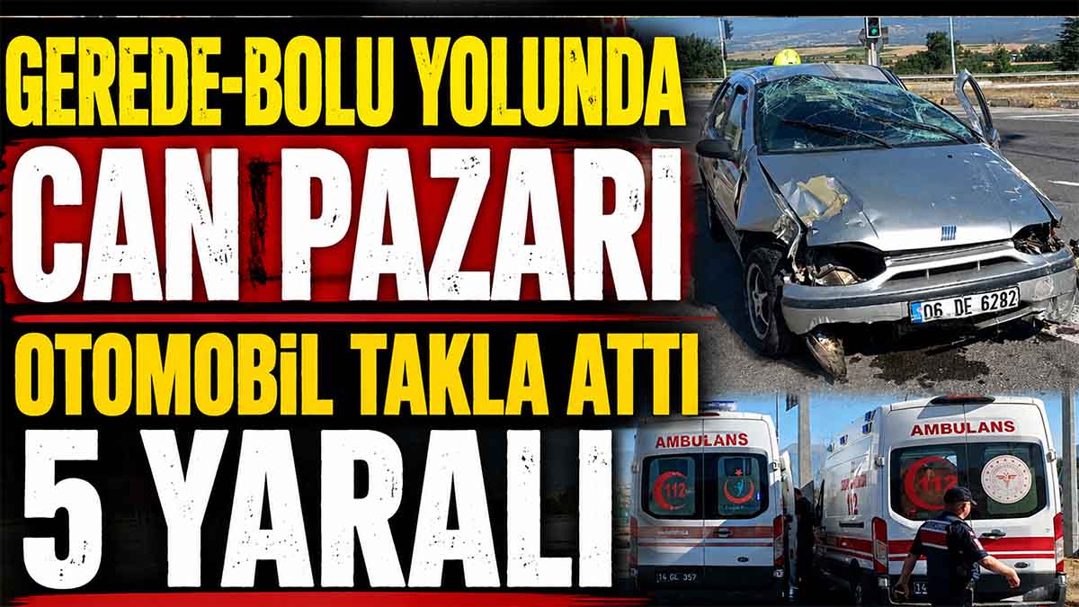 Gerede Bolu Yolunda Can Pazarı