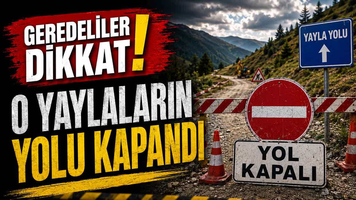 Gerede Yayla Yolu Kapandı