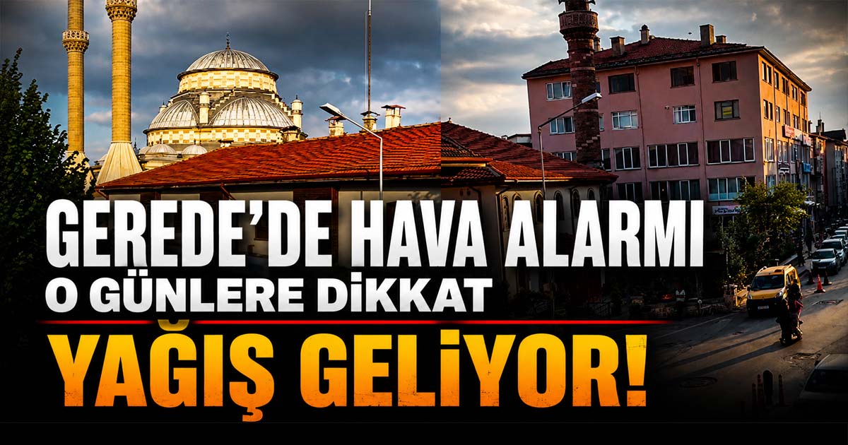 Gerede hava durumu, yağış