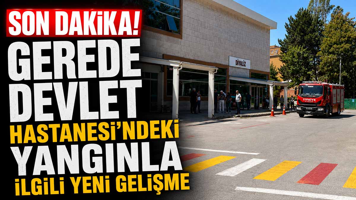 Gerede’deki Yangının Ardından Açıklama Geldi
