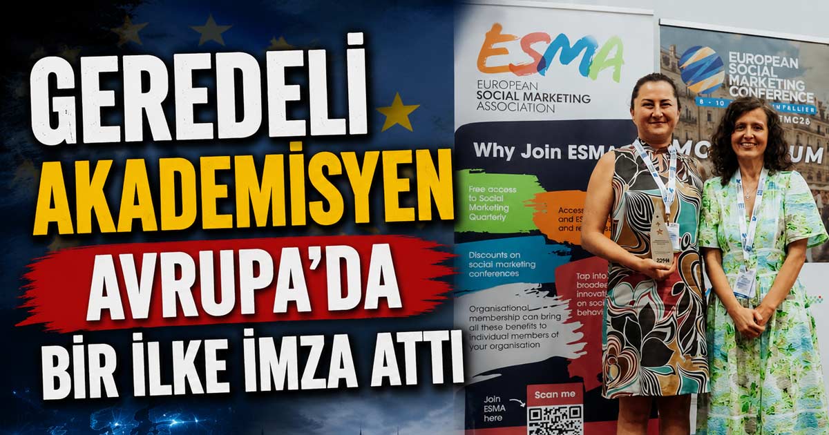 Geredeli Akademisyen Doç. Dr. Meftune Özbakır Umut Avrupa'da Bir İlke İmza Attı