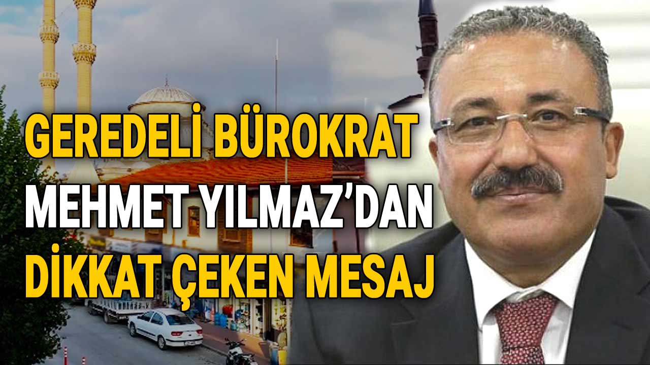 Mehmet Yılmaz'dan Dikkat Çeken Mesaj