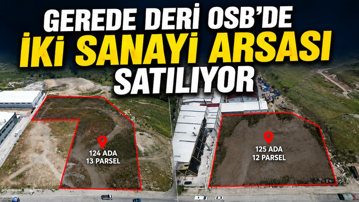 deri osb arsa satış
