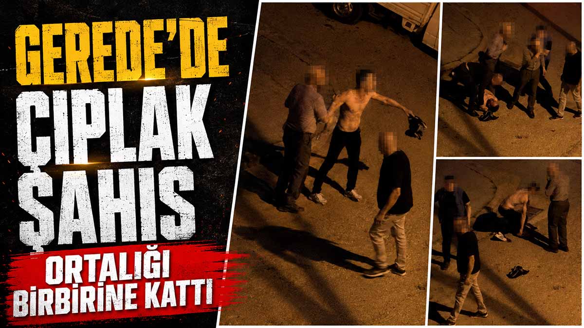 gerede alkollü şahıs