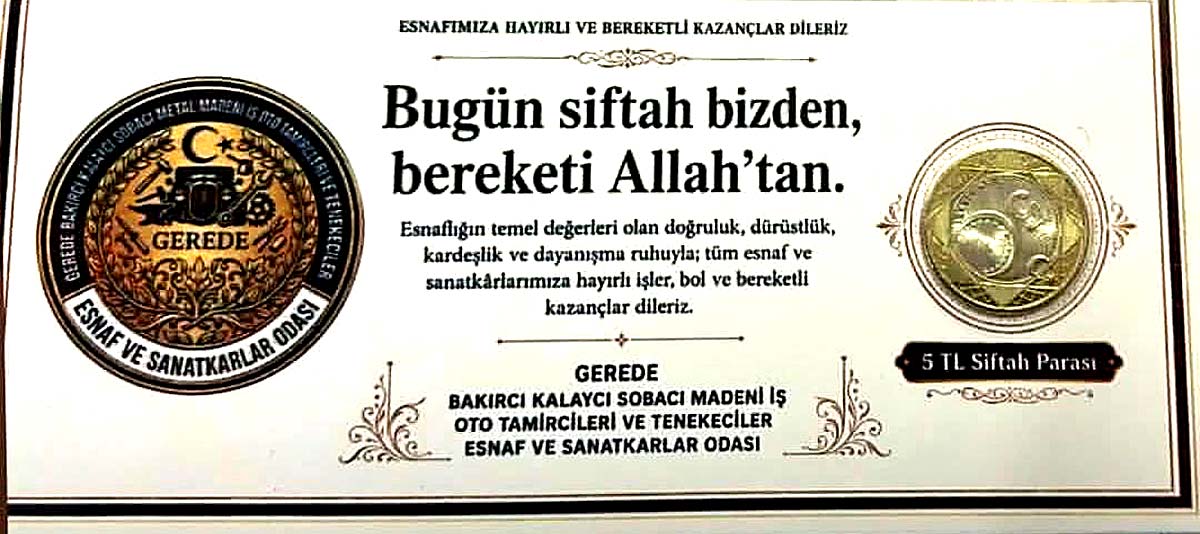 gerede sanayi sitesi siftah parası kartı 2