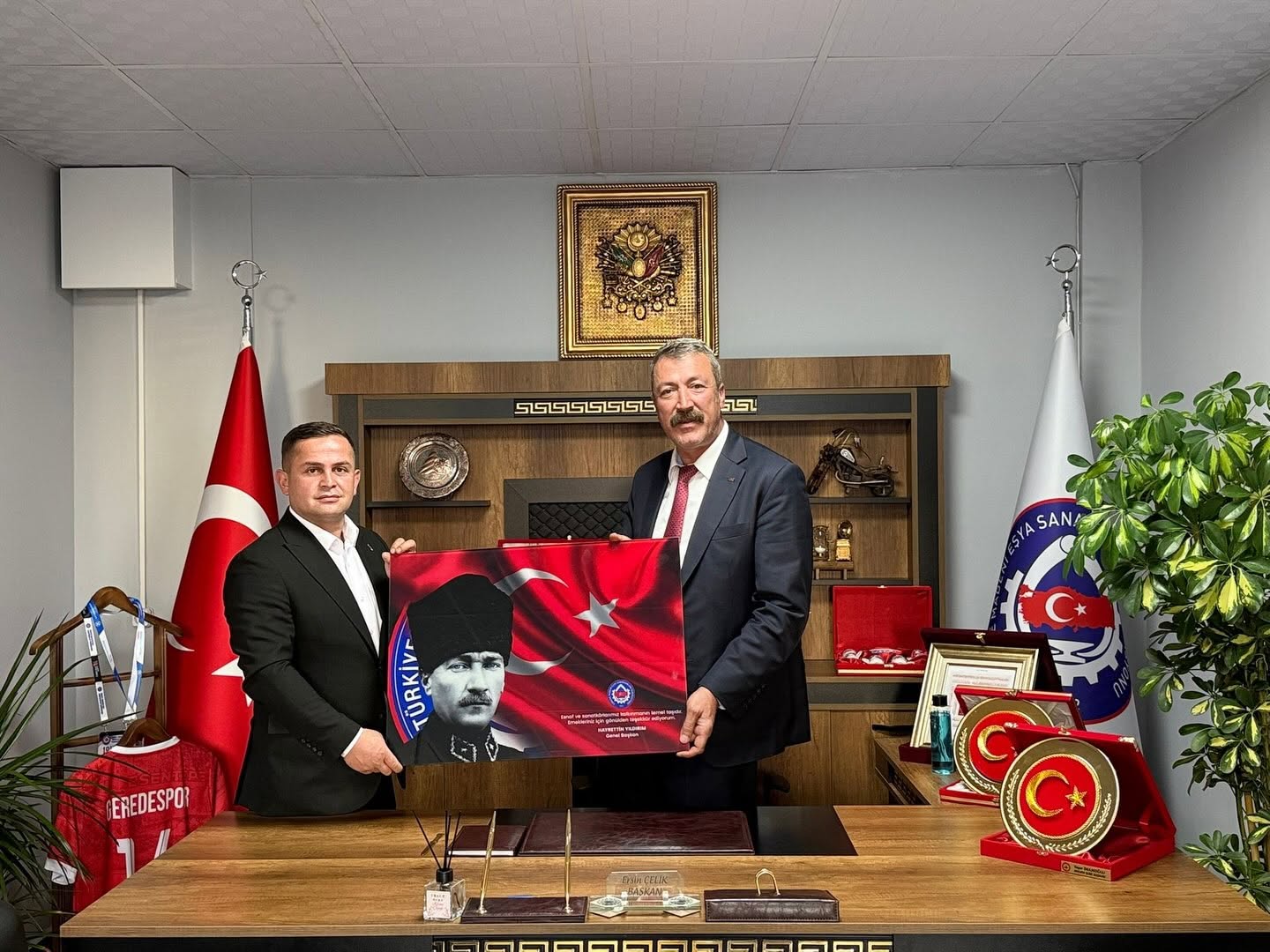 gerede sanayi ziyaret, ersin çelik ve hayrettin yıldırım 2