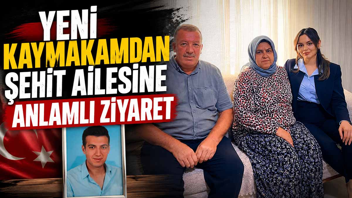 yeni kaymakam anlamlı ziyaret