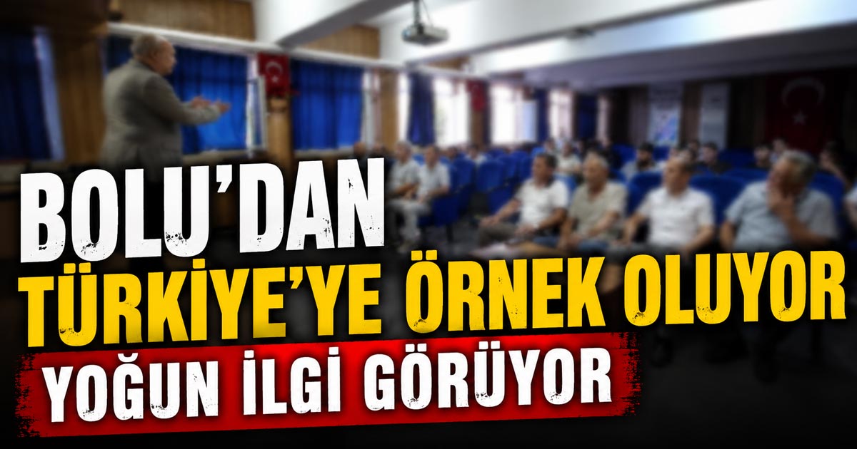 Bolu'dan Türkiye'ye Örnek Oluyor, Yoğun İlgi Görüyor