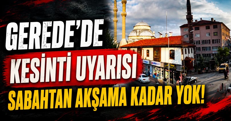 Gerede elektrik kesintisi