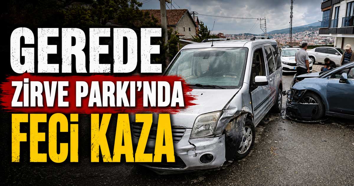 Gerede zirve park trafik kazası