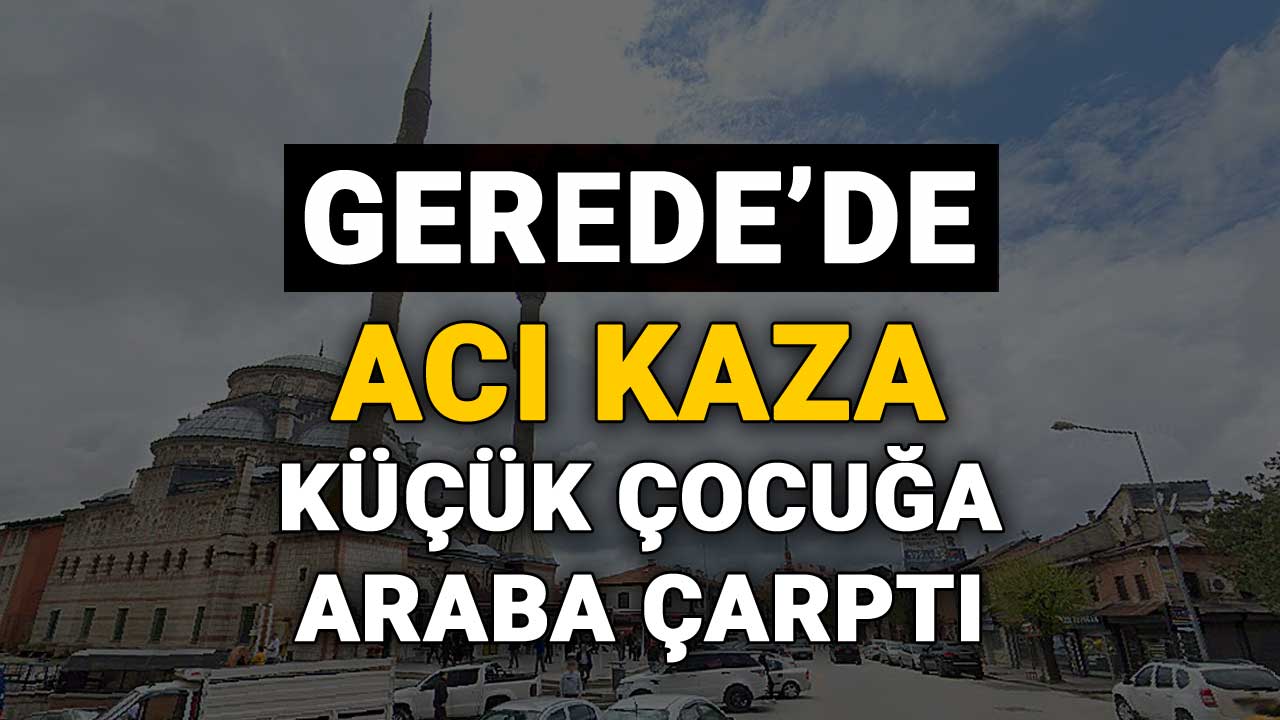 Gerede'de Acı Kaza