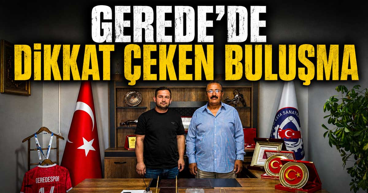 Gerede'de Dikkat Çeken Buluşma