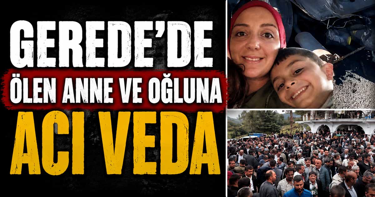 Gerede'de acı veda