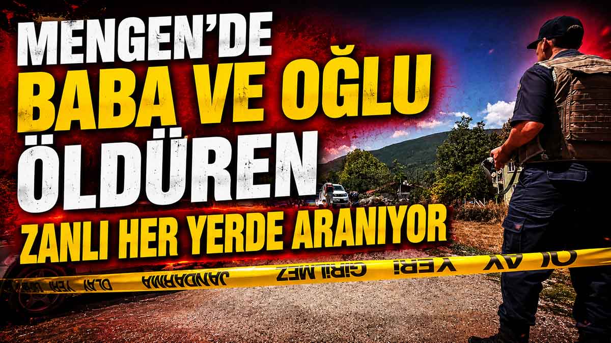 Mengen’de Her Yerde Zanlı Aranıyor