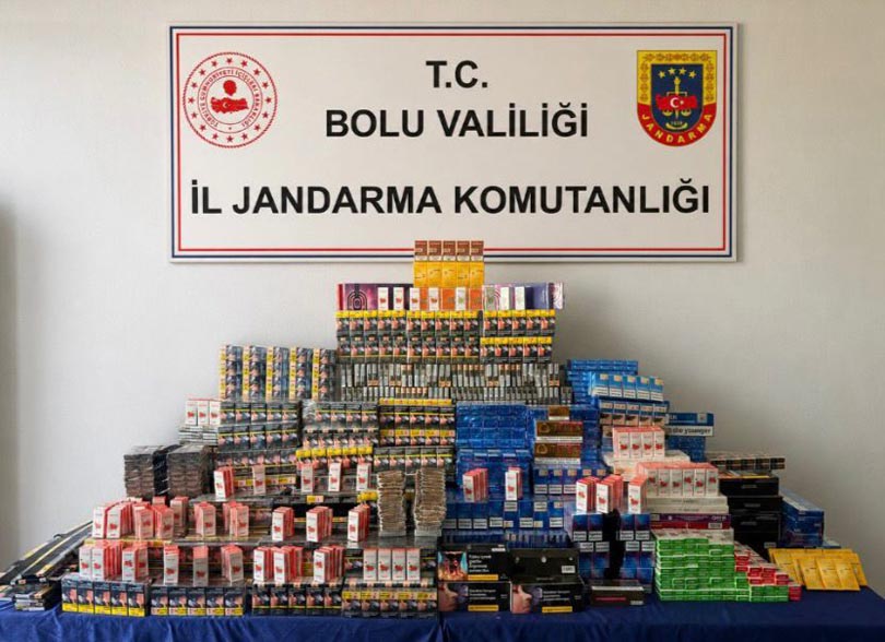 bolu jandarma sigara operasyonu