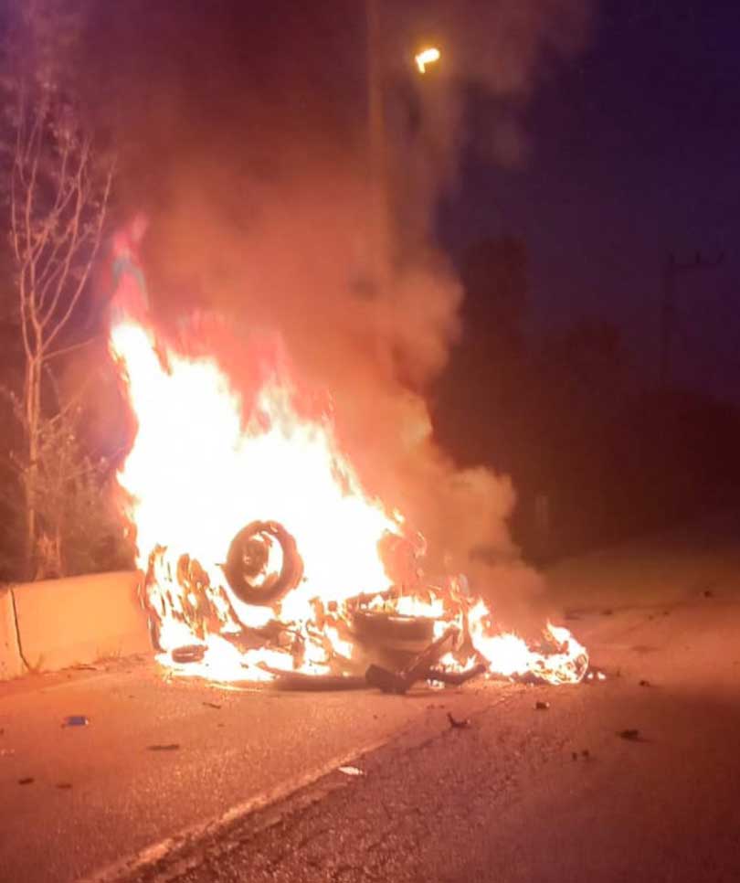 bolu trafik kazası ve araç yangını 2