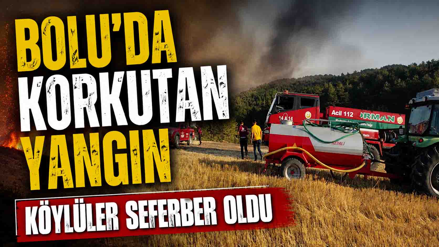 bolu yangın