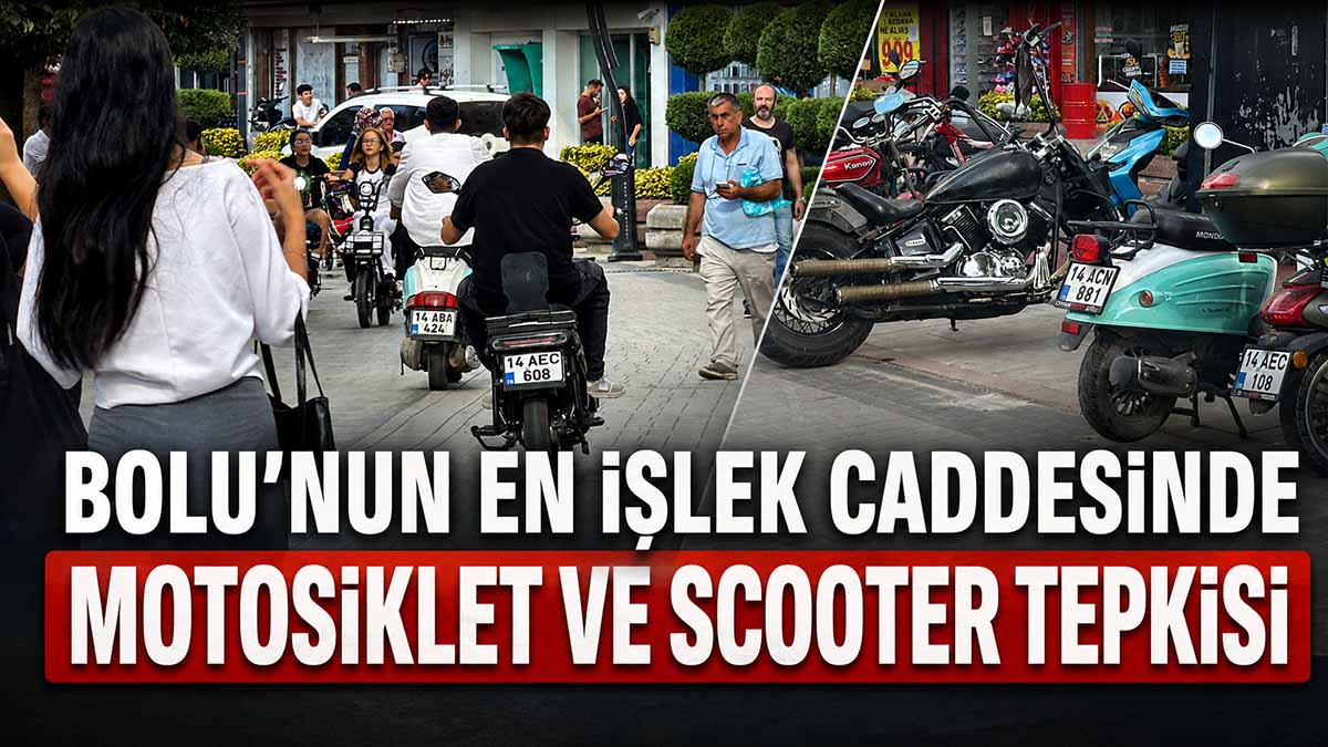 bolu yasak scooter