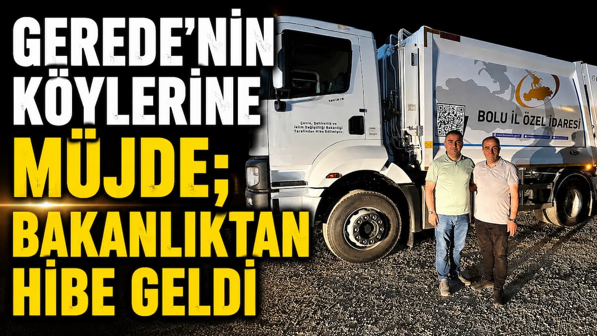 çöp kamyonu gerede