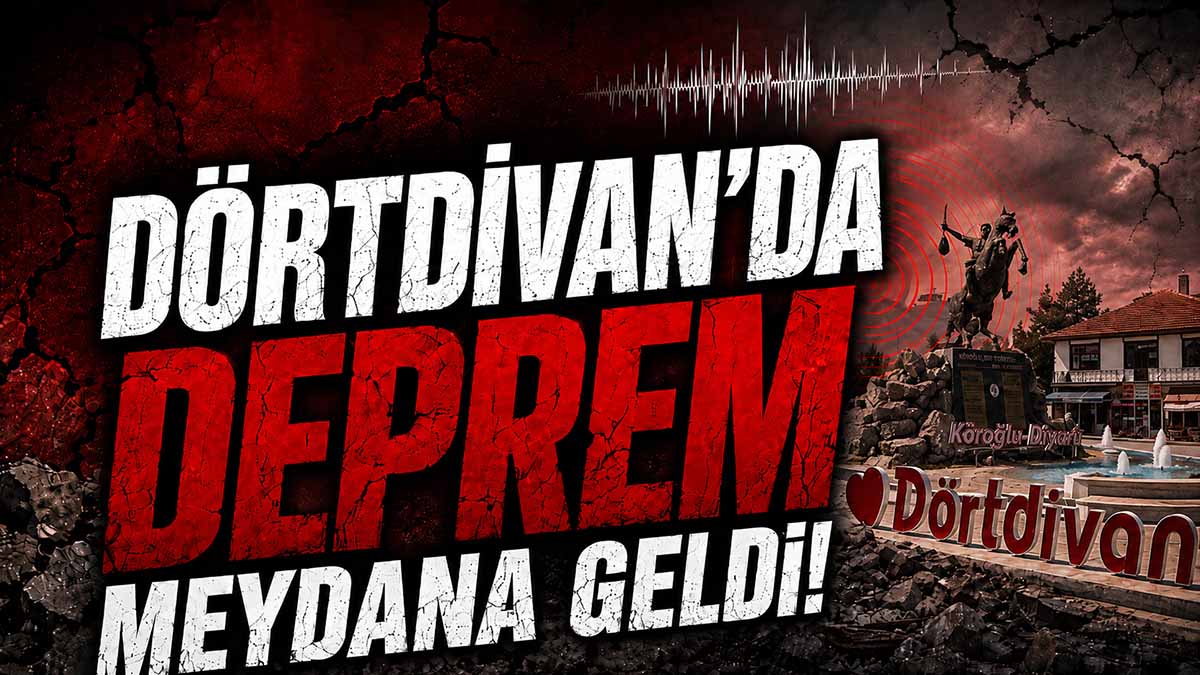 dörtdivan deprem ms