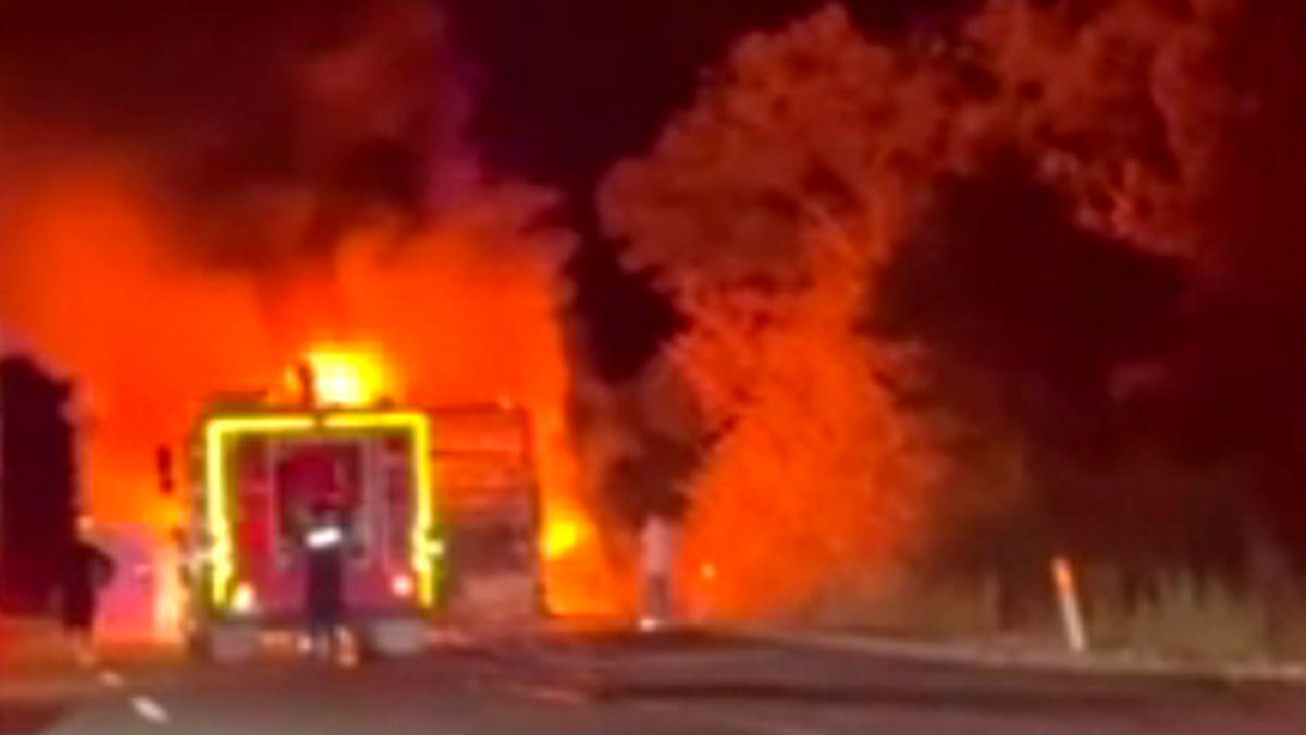 gerede bolu yolu yangın 1