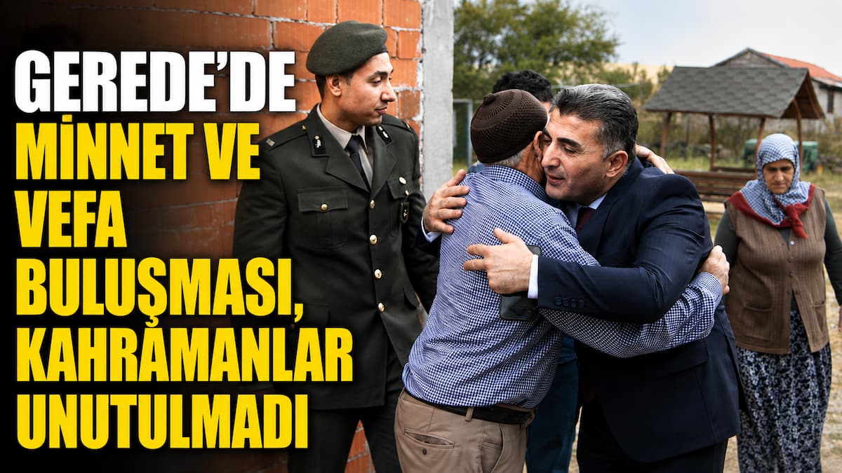 gerede şehit ailesi