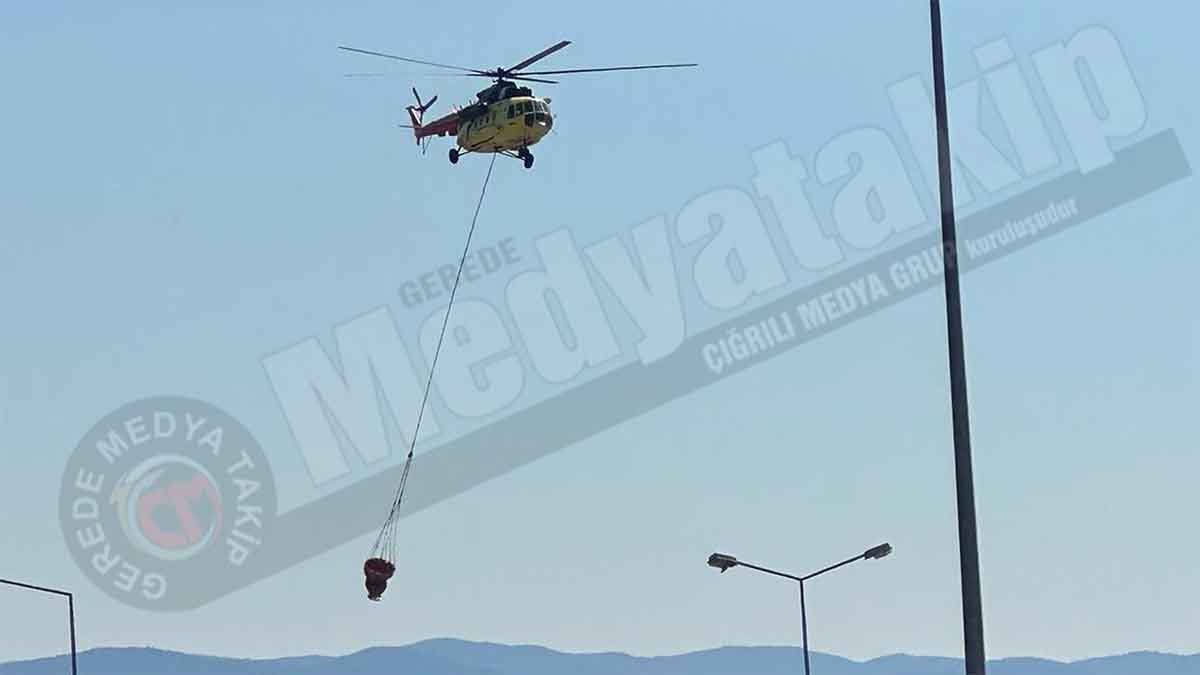 gerede yangın söndürme helikopteri