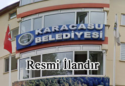 karacasu belediyesi resmi ilan
