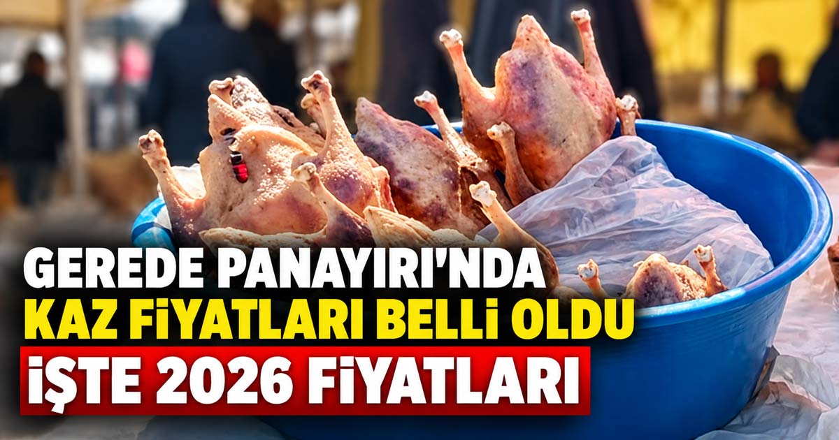 2026 kızarmış kaz fiyatları, gerede