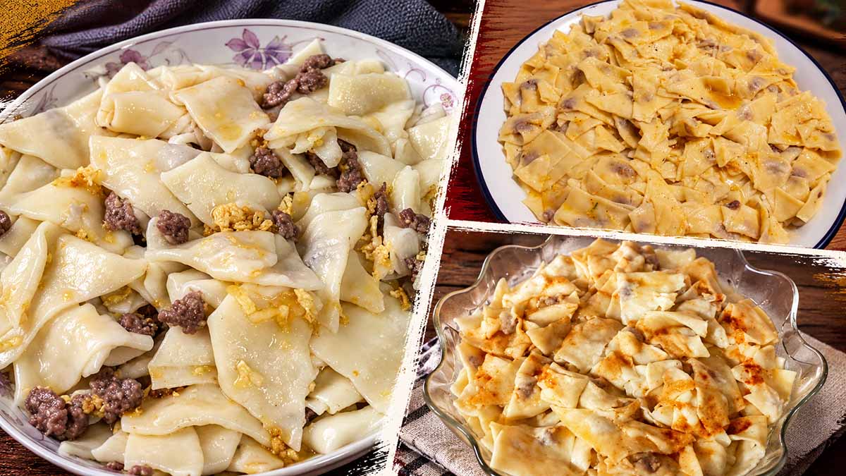 Bolu Gerede Etli Koca Makarna Etli Makarna