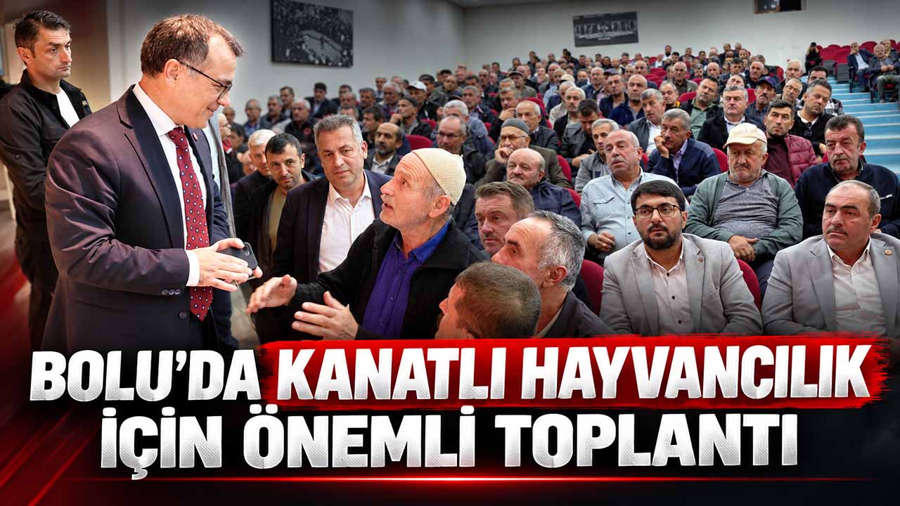 Bolu'da Kanatlı Hayvancılık İçin Önemli Toplantı