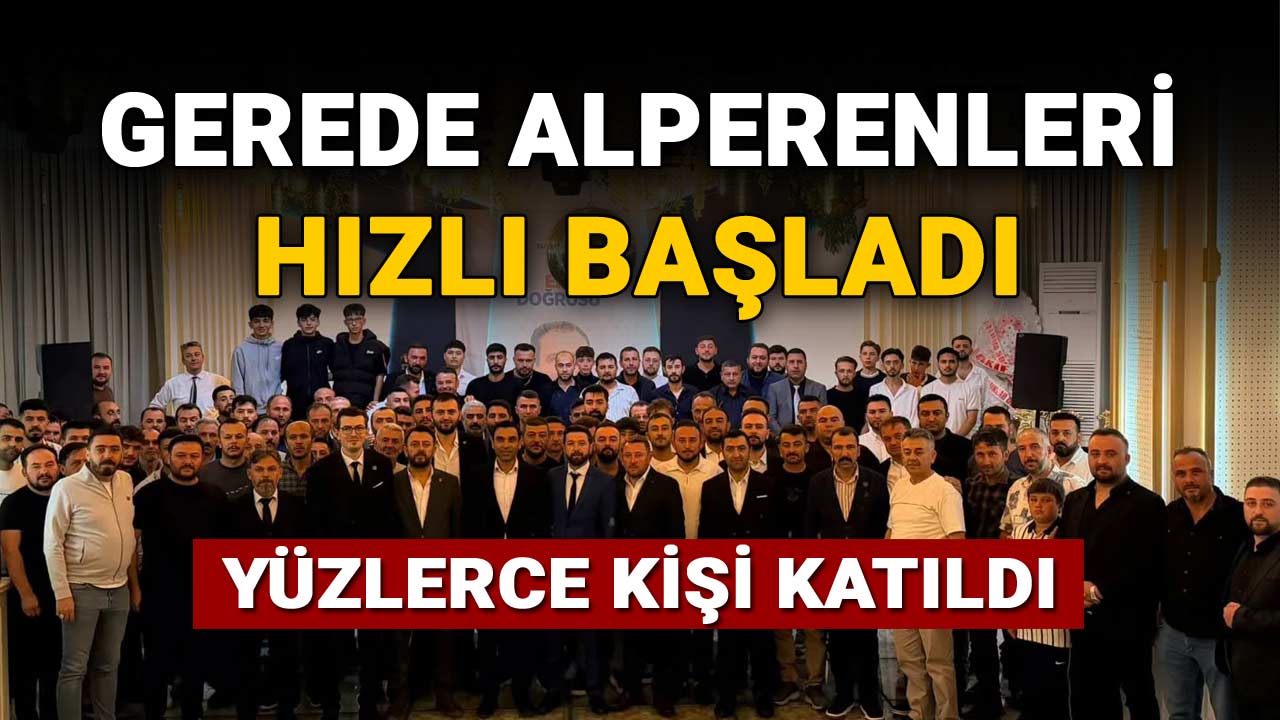 Gerede Alperenleri Hızlı Başladı, Yüzlerce Kişi Katıldı