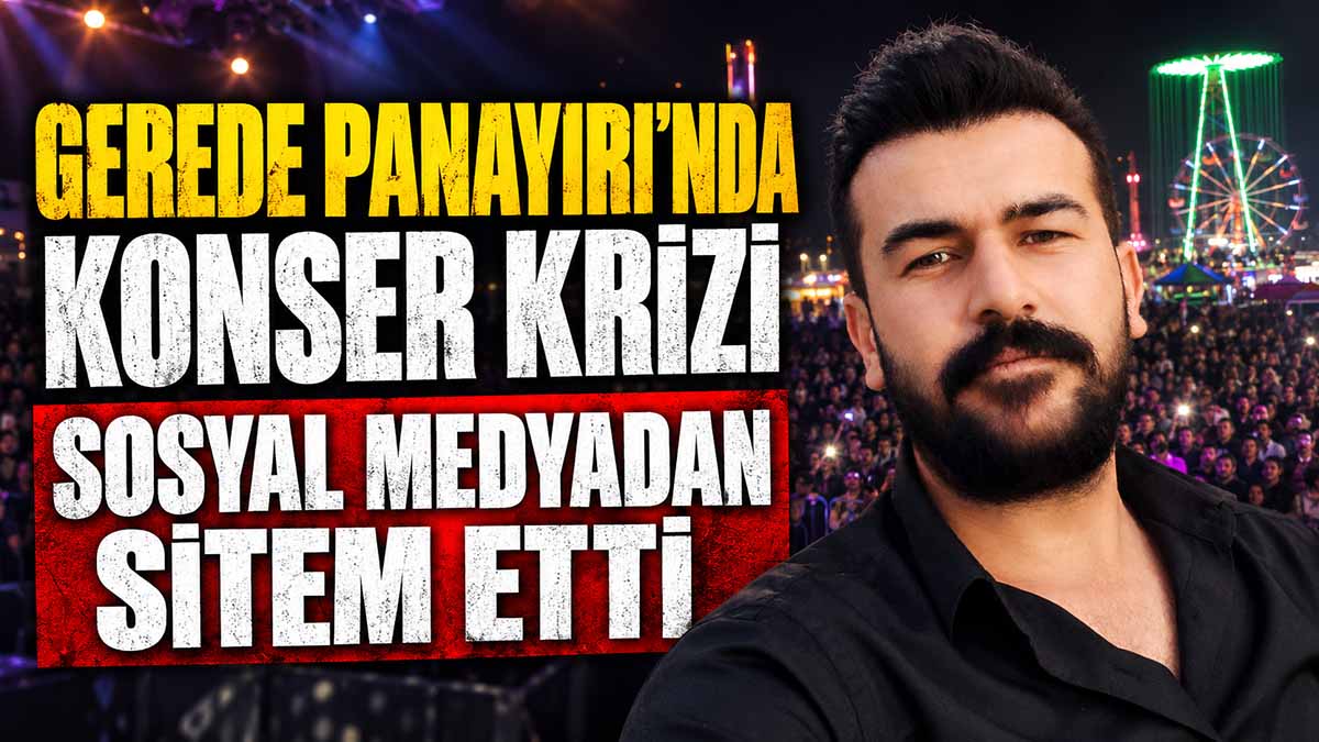 Gerede Panayırı’nda Konser Krizi