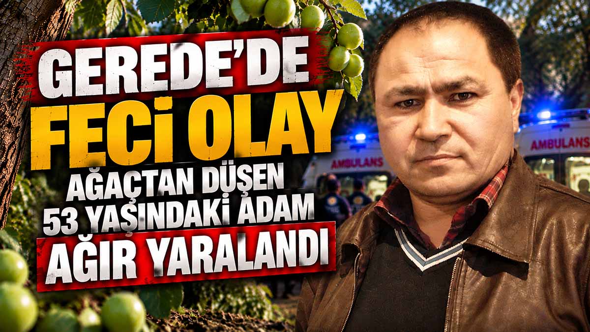Gerede acı olay