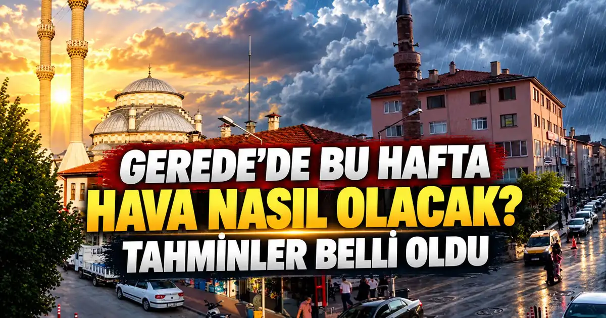 Gerede hava durumu, haftalık