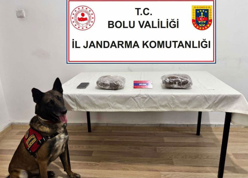 bolu jandarması ele geçirilenler