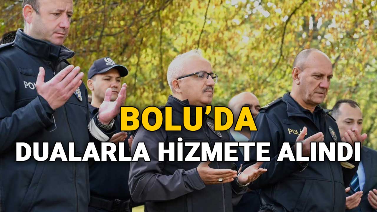 bolu polis araç teslim