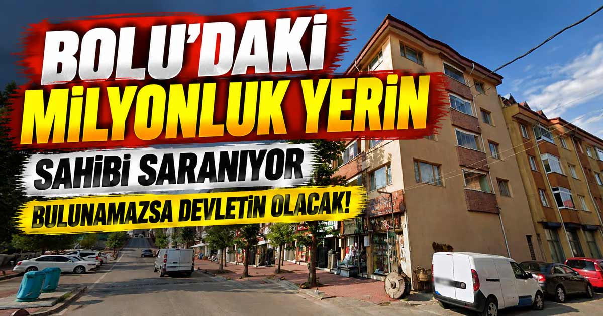 bolu'da sahibi aranan yer