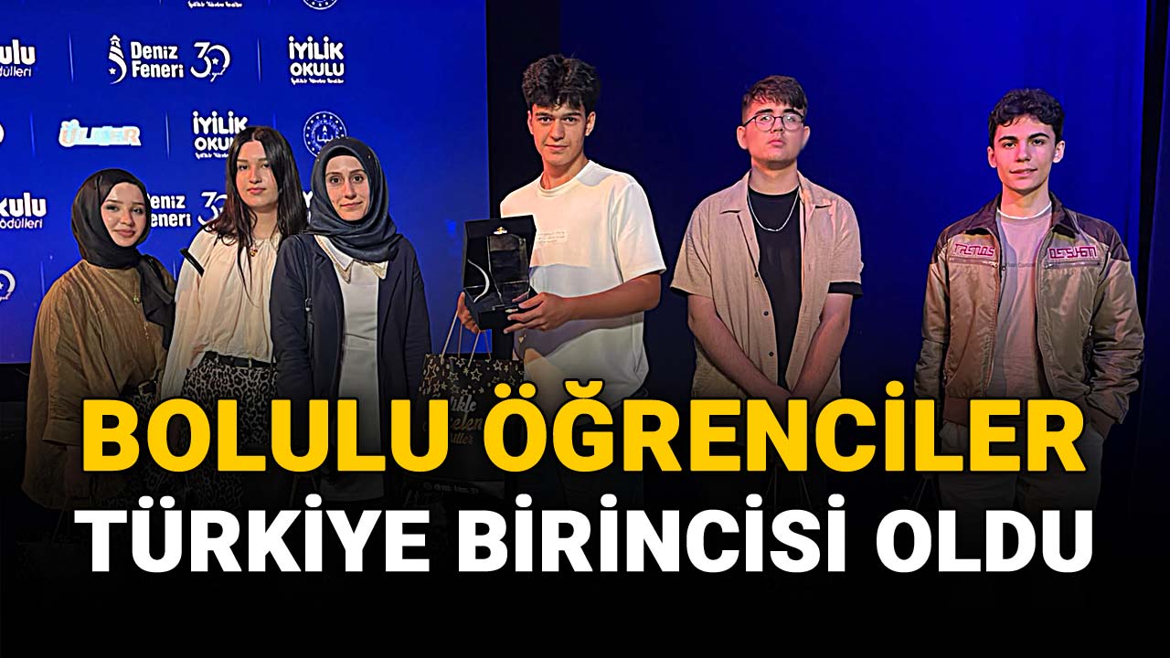 bolulu öğrenciler türkiye birincisi oldu
