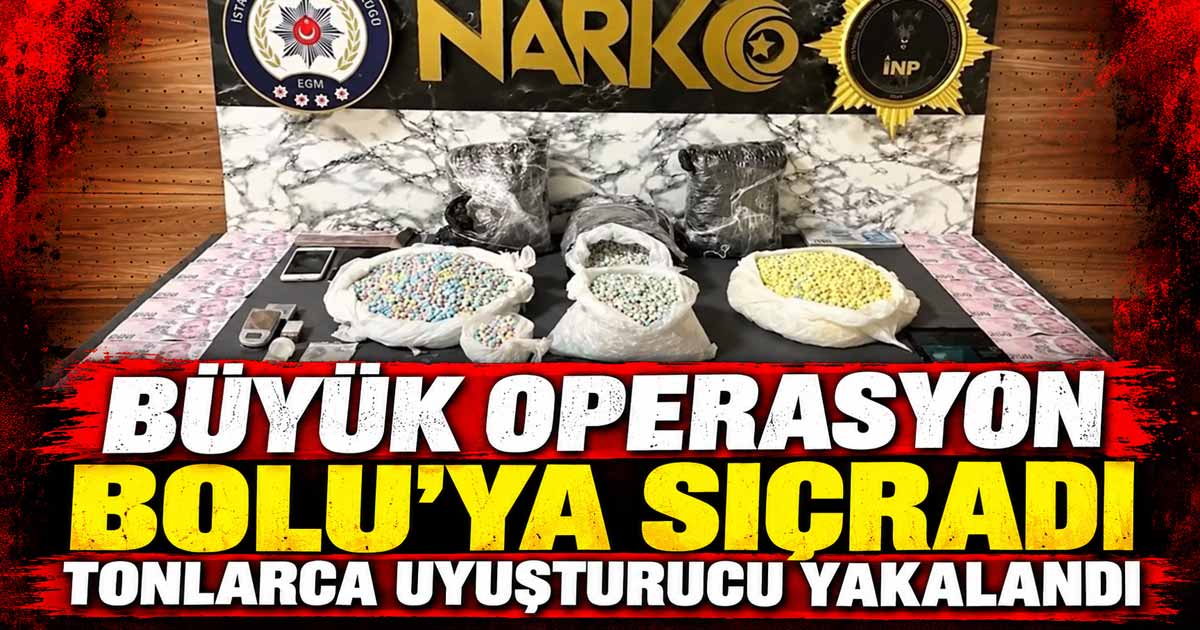 büyük operasyon Bolu'ya sıçradı
