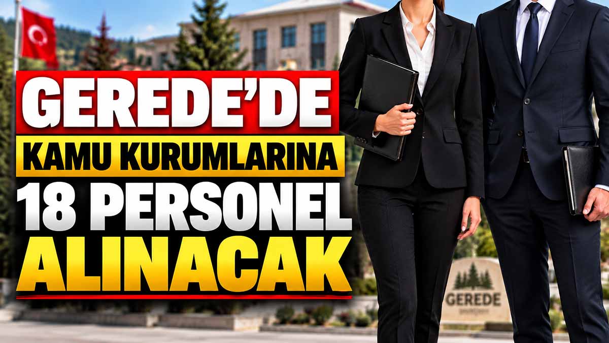 gerede 18 personel