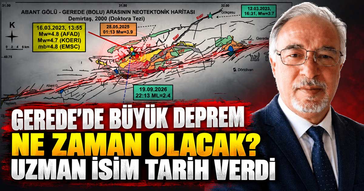 bolu gerede büyük deprem